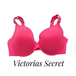 Victoria’s Secret PINK 36DT-Shirt Bra Lightly Lined Demi Pink Gold